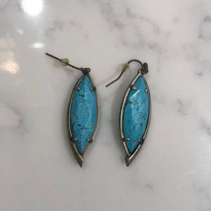 Kendra Scott turquoise earrings. Worn once